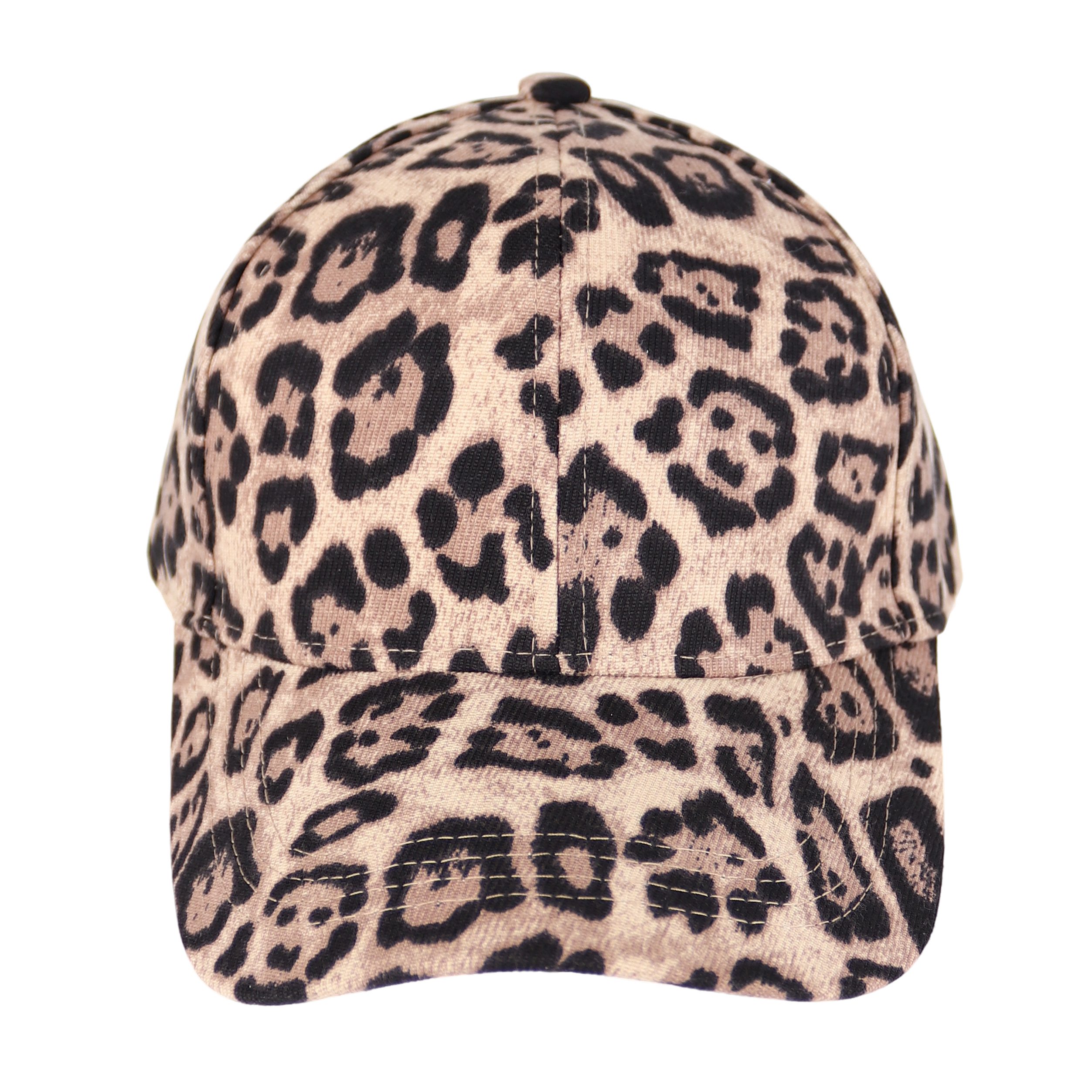 MIRROSI Baseball Cap Damen Cap aus reinem Baumwolle mit Shirm LOVE Leopard günstig online kaufen
