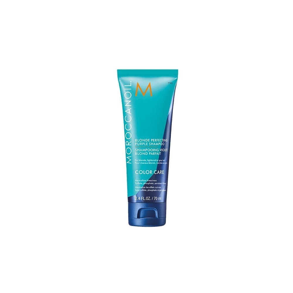 moroccanoil Haarshampoo Blond Perfecting Purple Shampoo, -, 1-tlg., -, für blonde, aufgehellte Haare, feuchrtigkeitsspendend, tonkorrigierend