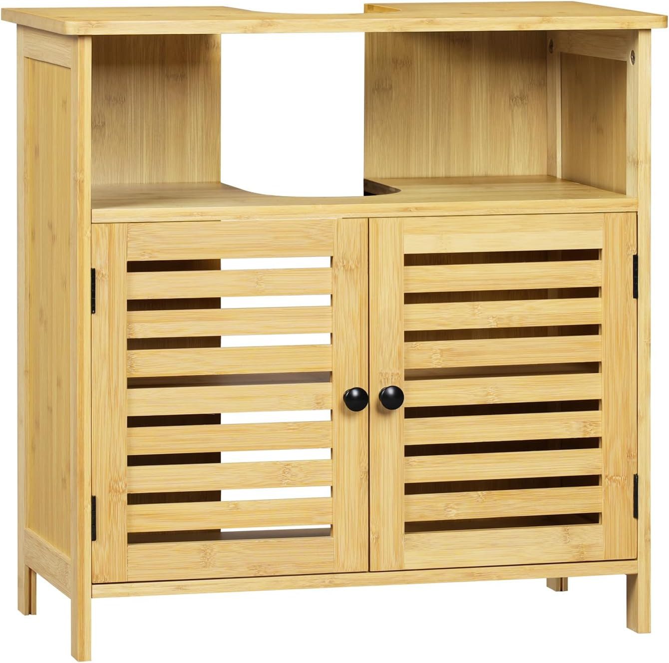 EUGAD Waschbeckenunterschrank (1-St) mit Lamellentüren, Badezimmerschrank a günstig online kaufen