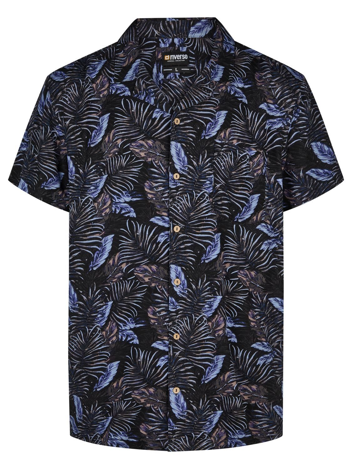 riverso Hawaiihemd Herren Sommerhemd RIVMick Regular Fit (1-tlg)