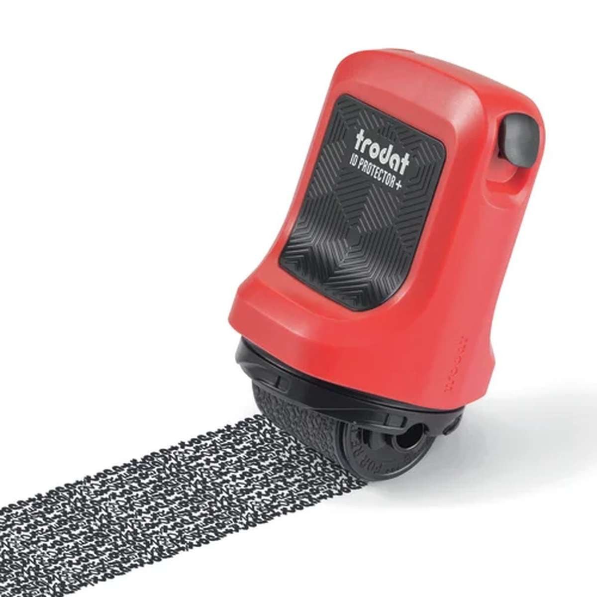TRODAT Trodat ID Protector+ Tintenroller Inkl. Paket-/Brieföffner, Feuerrot Tintenglas