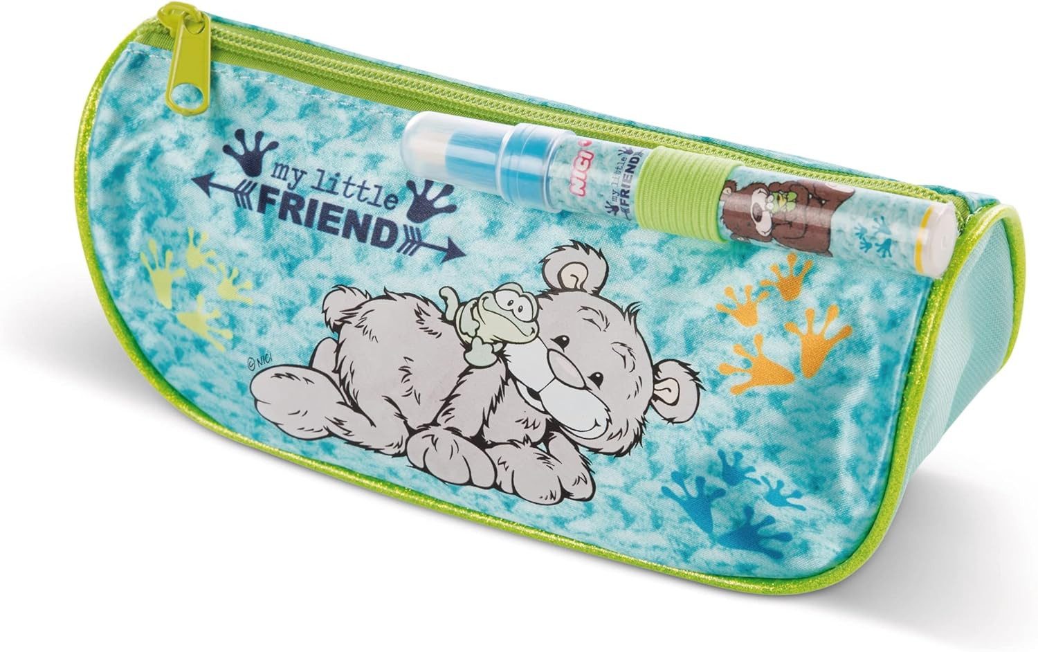 Nici Federmäppchen 47618 - mit magischem Wassermalbild, blau, (1-tlg)
