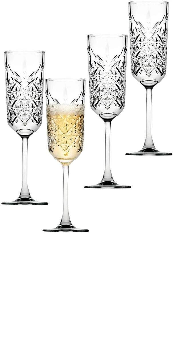 Pasabahce Sektglas Pasabahce Timeless Sektkelch 175 ml 4er Set, Glas