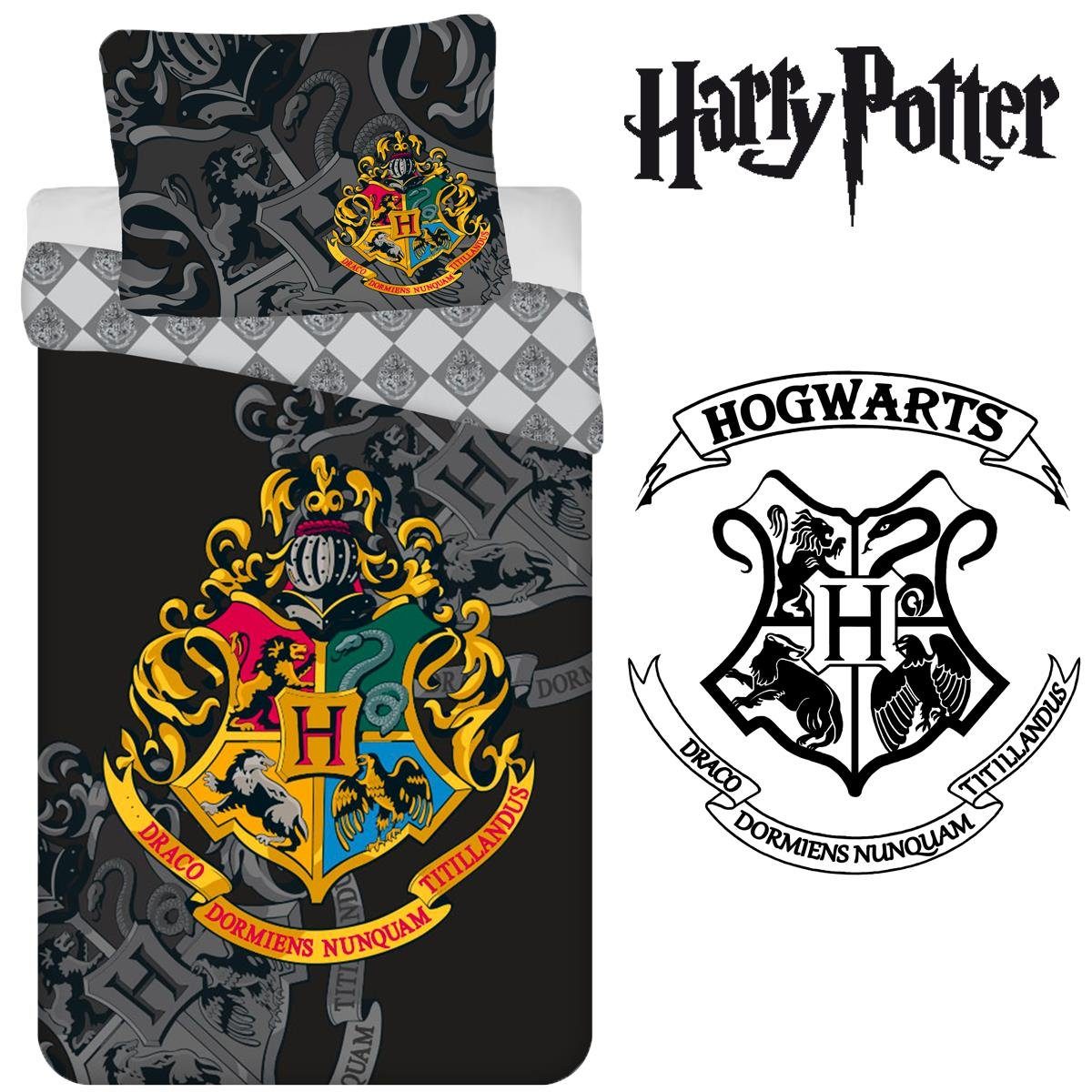 Harry Potter Bettwäsche Harry Potter Wende Bettwäsche Hogwarts