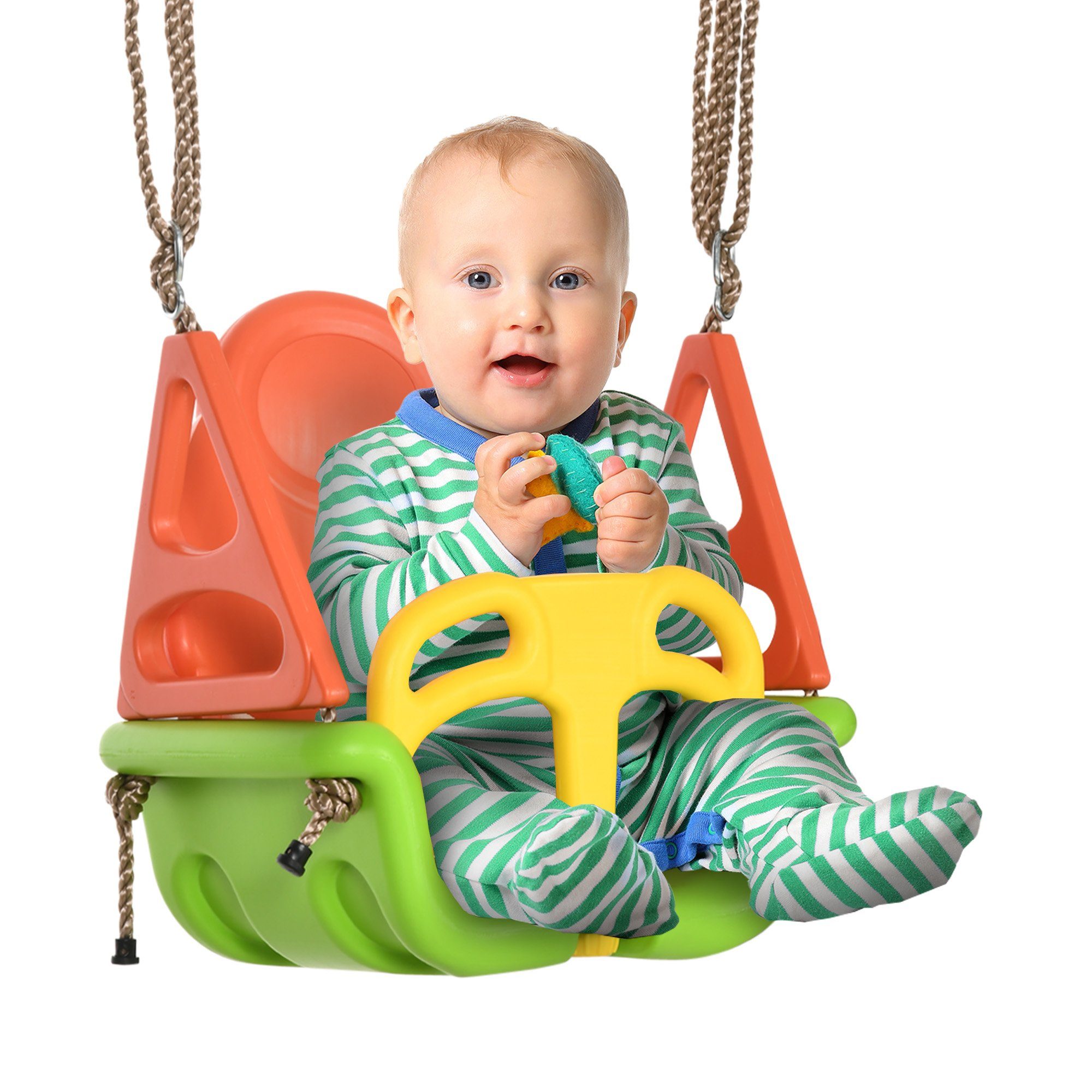 Outsunny Einzelschaukel mit verstellbarem Seil, (Babyschaukel, günstig online kaufen