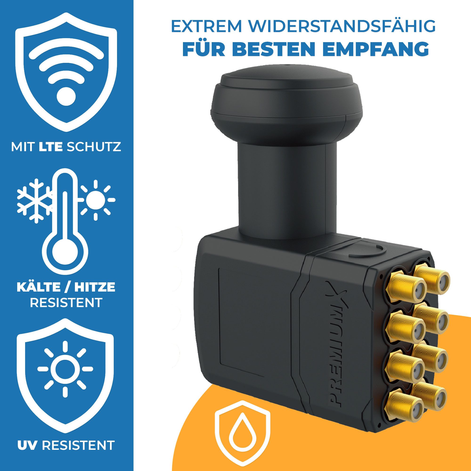 DUR-line Sat-Anlage 8 Teilnehmer / 2 Satelliten (z. Produktbild-Vorschau 3