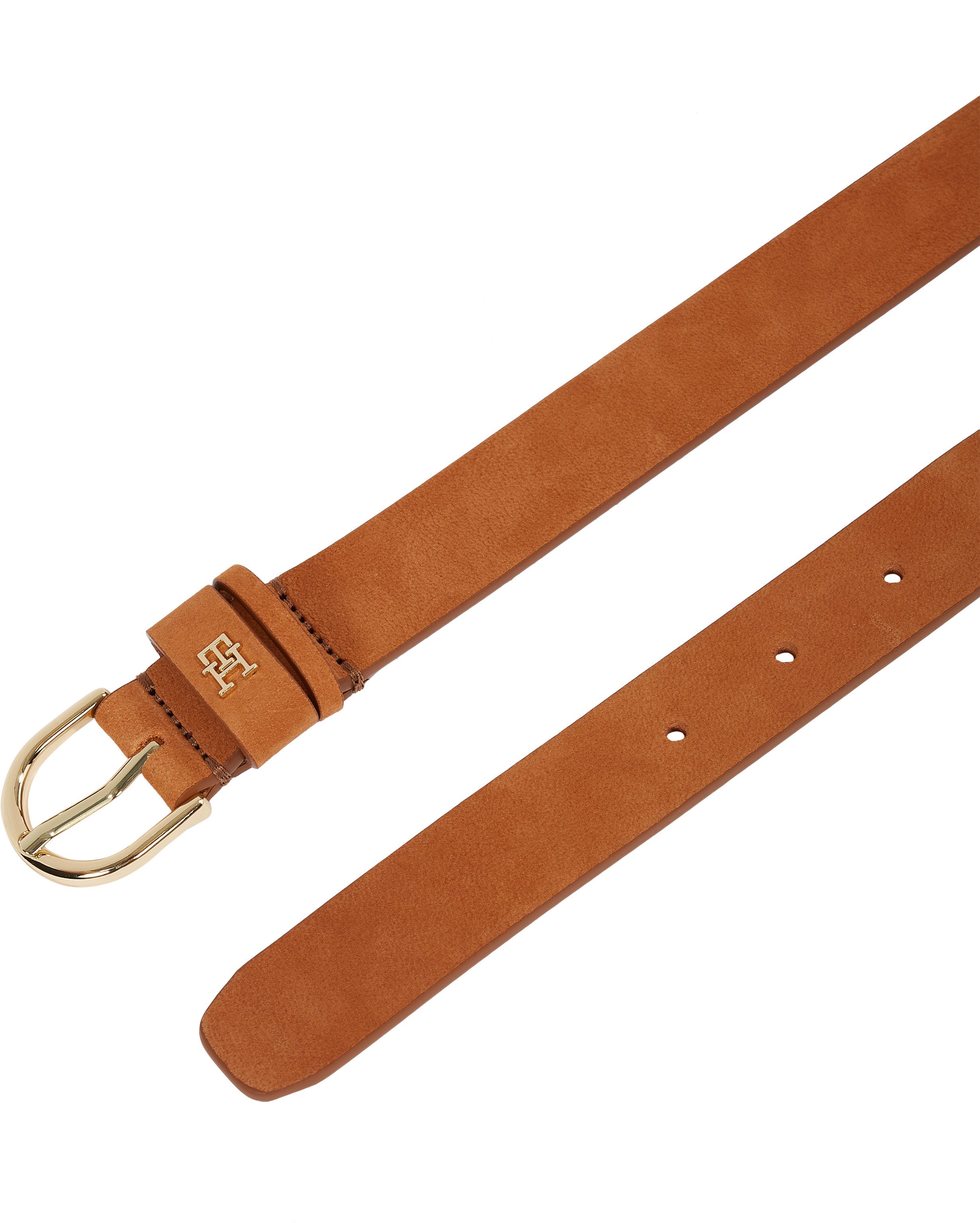 Tommy Hilfiger Ledergürtel ESSENTIAL EFFORTLESS 2.5 cm breit NUBUCK Größenverstellbar – Bild 5 von 5