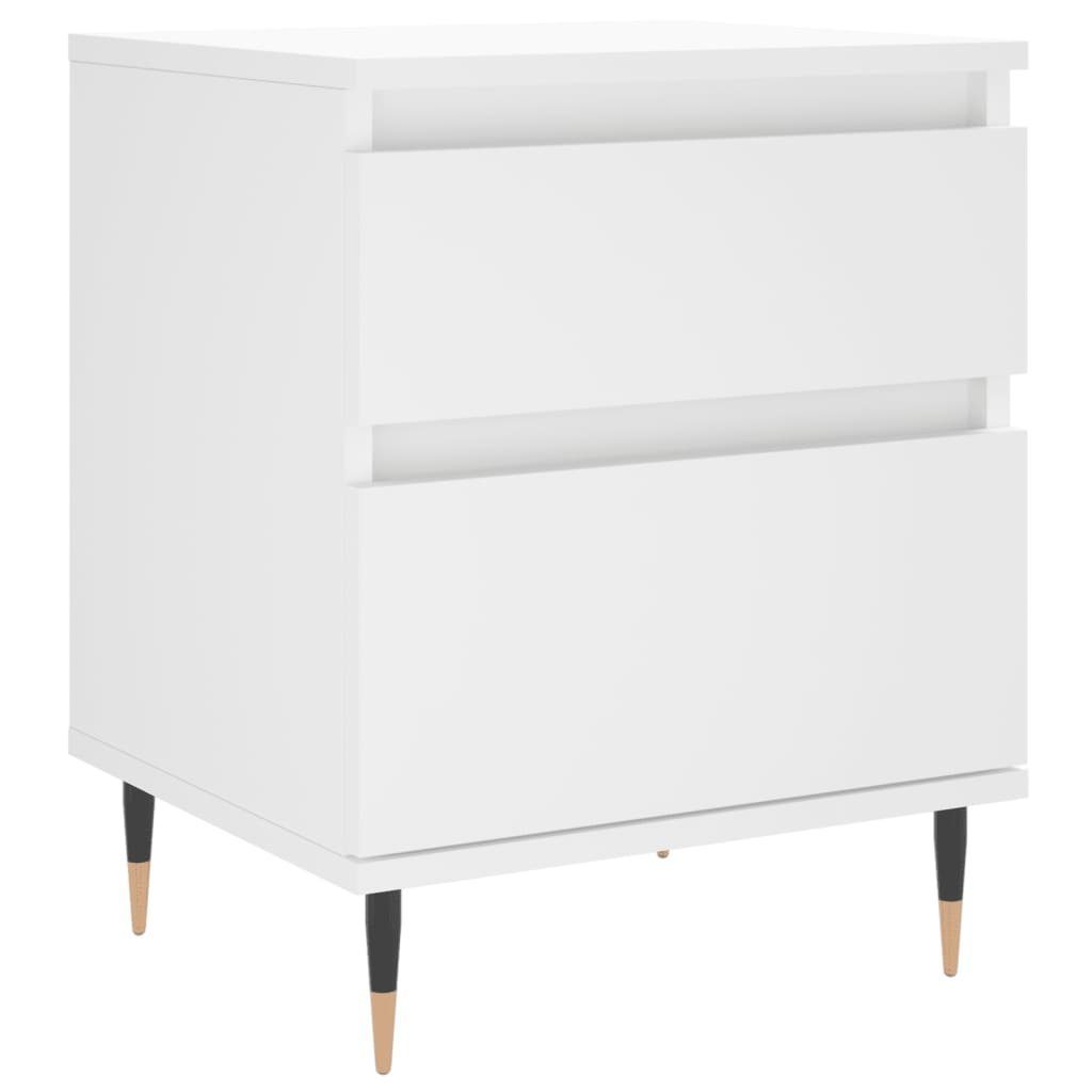 vidaXL Nachttisch Nachttisch Weiß 40x35x50 cm günstig online kaufen