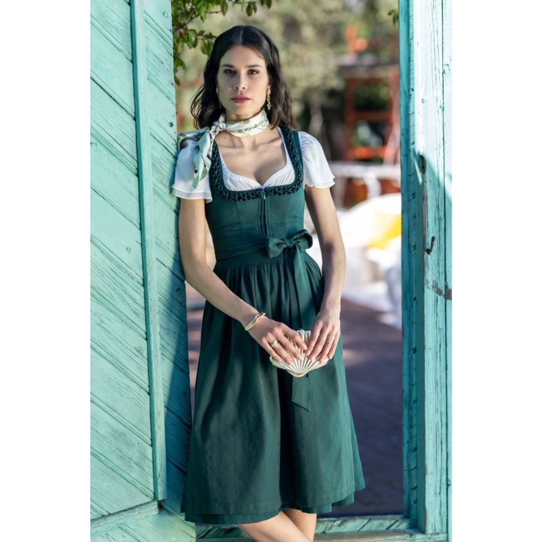 MarJo Dirndlbluse Dirndlbluse Emmersdorf ecru mit Flügelarm – Bild 4 von 4
