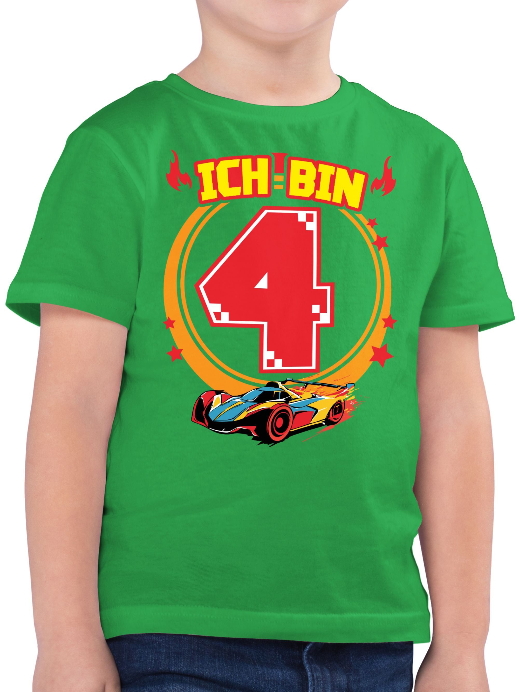 T-Shirt Ich bin 4 - Rennauto