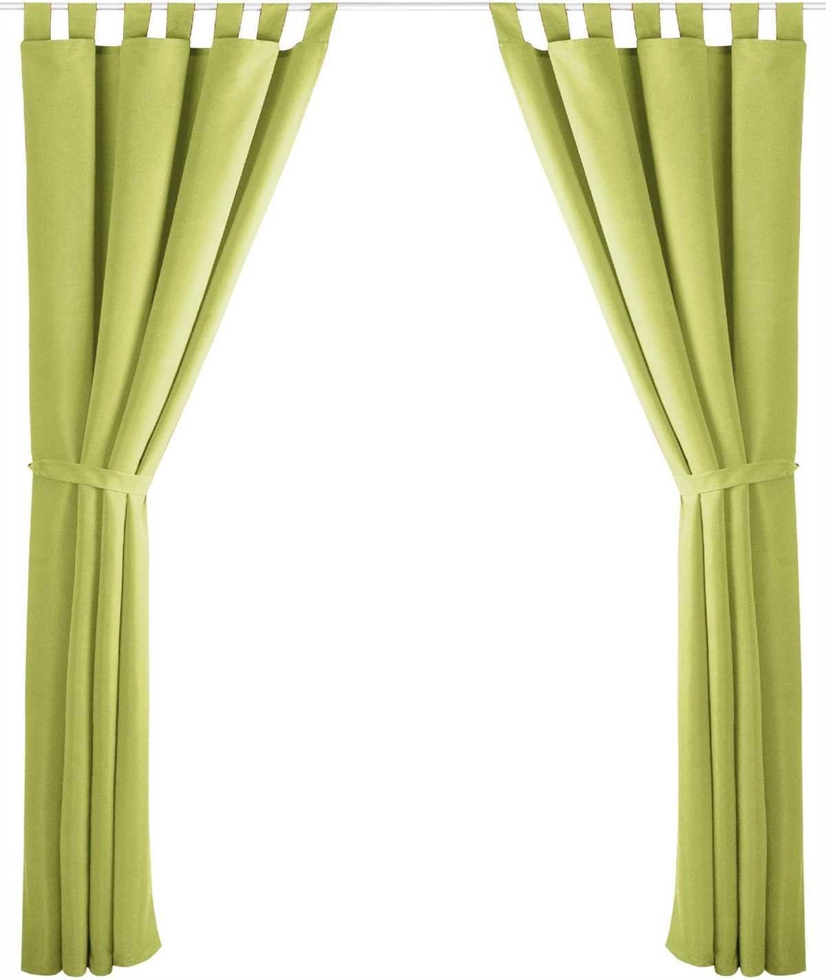 Bestlivings Vorhang (2 St), Schlaufen, blickdicht, Gardinenset "Blickdicht" günstig online kaufen