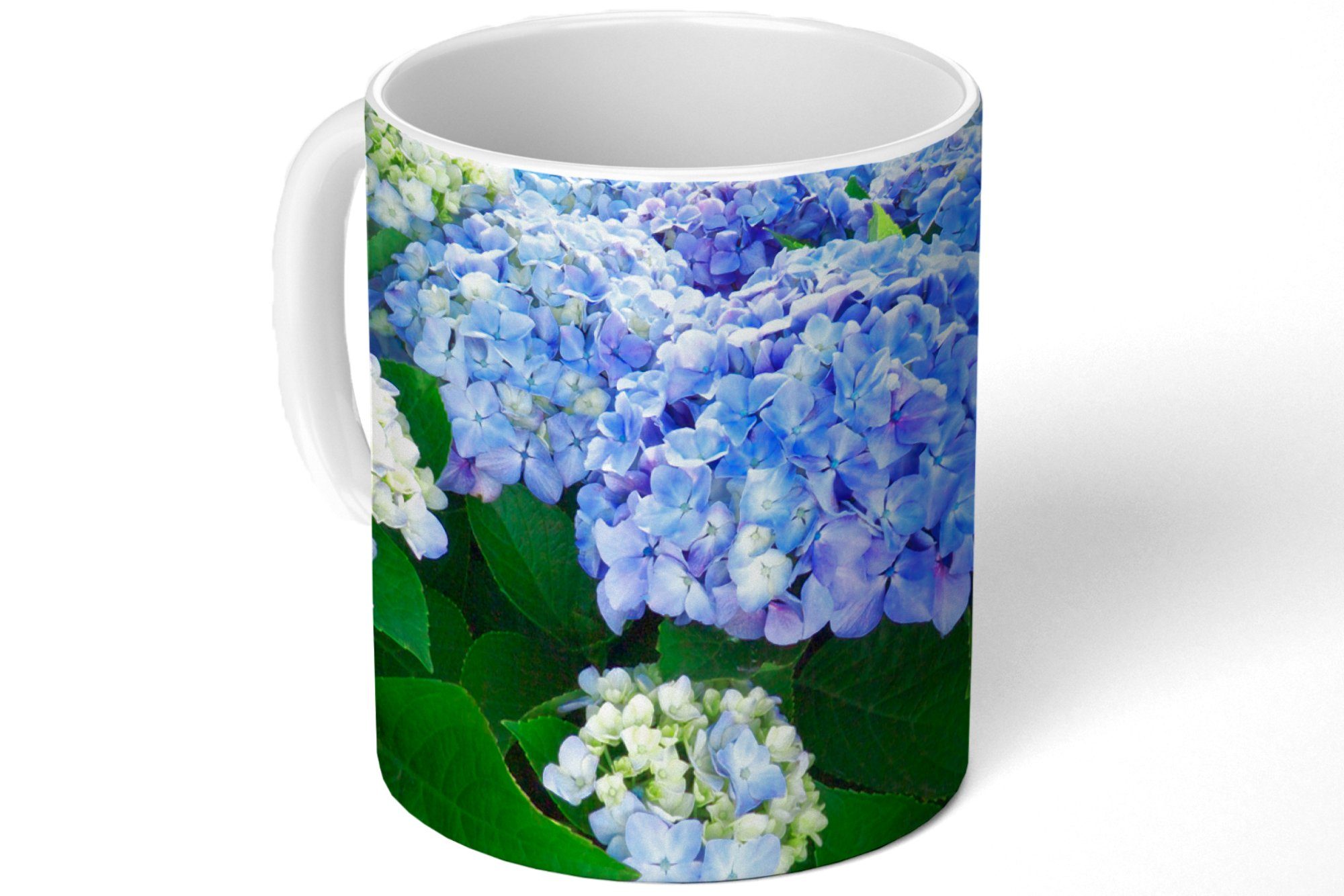 MuchoWow Tasse Geschenk Hortensienblüten, Japanische Teetasse, Becher, Teetasse, Kaffeetassen, Keramik