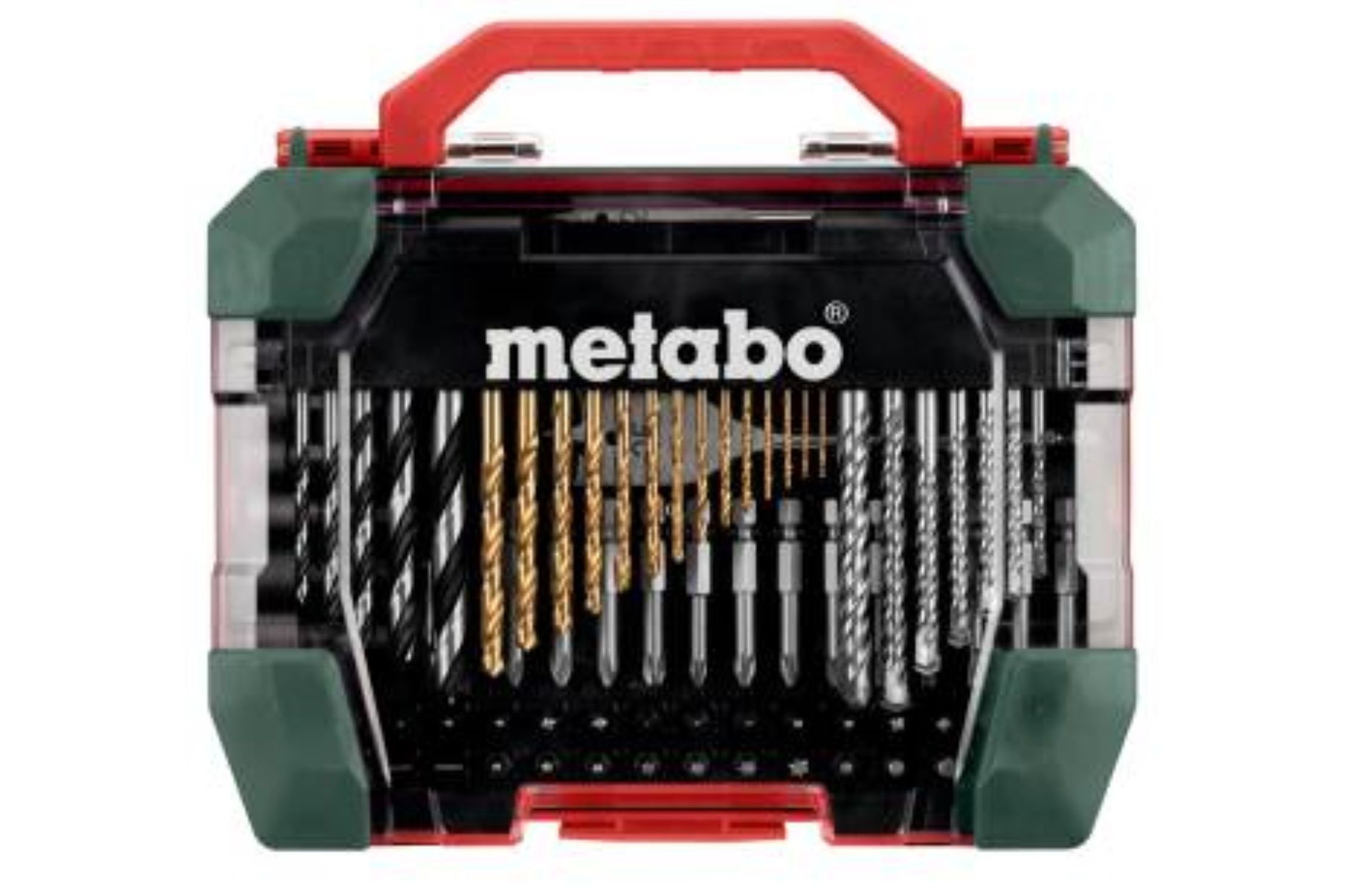 metabo Werkzeugset Zubehör-Set, (Set, 86-St), Hochwertige, robuste Box im speziellen Metabo-Design