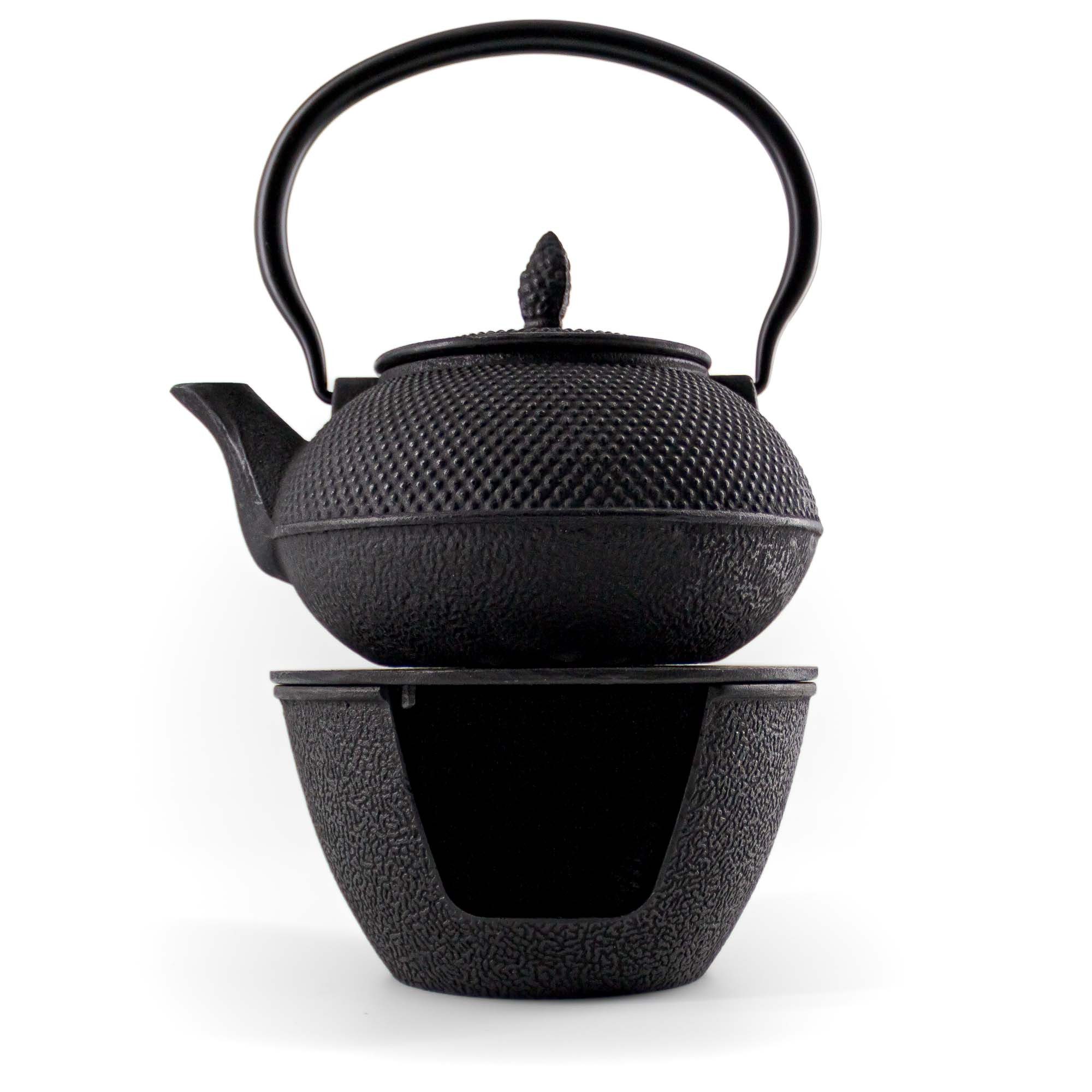 teayumi Teestövchen SUN Charo Stövchen Schwarz, (2-teilig)