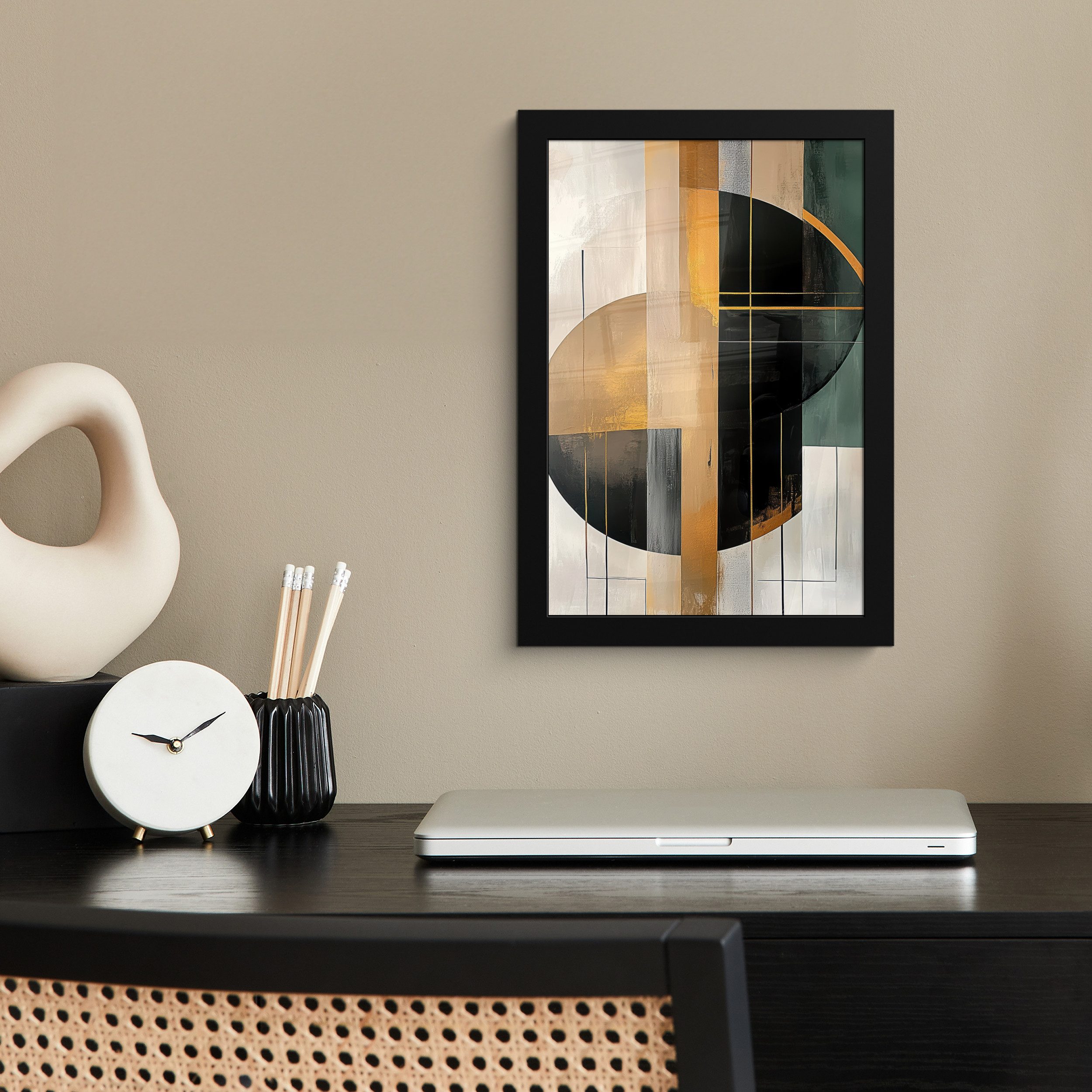 MuchoWow Poster Abstrakt - Gold - günstig online kaufen