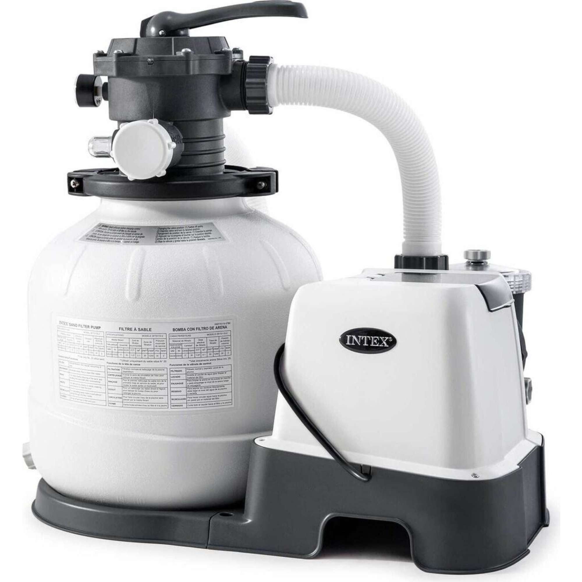 Intex Salzwassersystem Krystal Clear Pool Sandfilter und Salzwassersystem