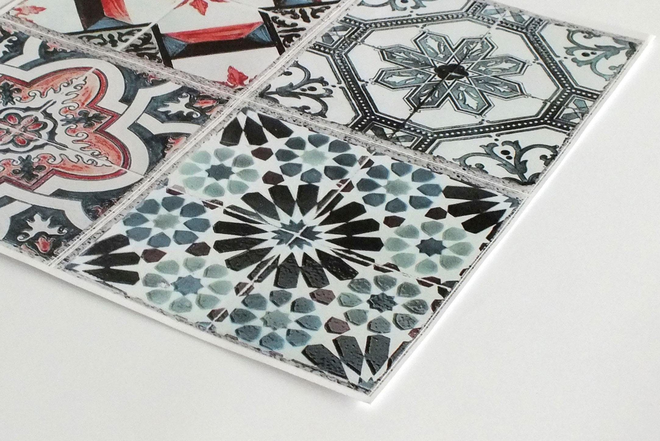 OTTO home Fliesenaufkleber Ornamente (12 St), Stickerfliesen, selbstklebend, Sticker, 12er Set – Bild 4 von 5