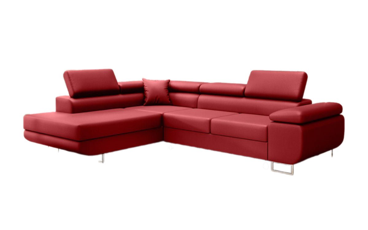 Luxusbetten24 Schlafsofa Designer Sofa Aston Kunstleder, günstig online kaufen