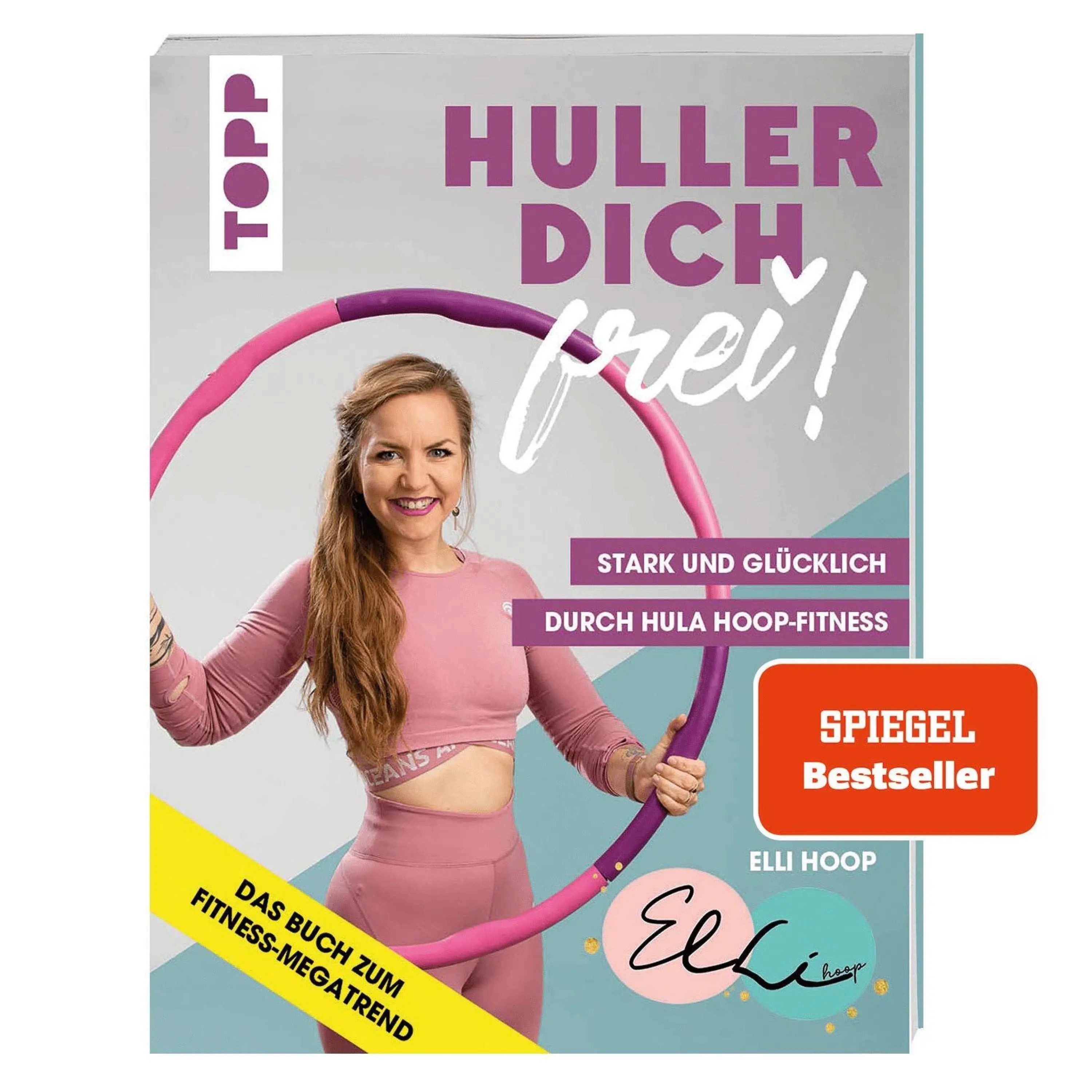 Sport-Knight® Hula-Hoop-Reifen Hula Hoop Reifen Premium, Magnet-Massage-Noppen (mit oder ohne Trainingsbuch erhältlich)