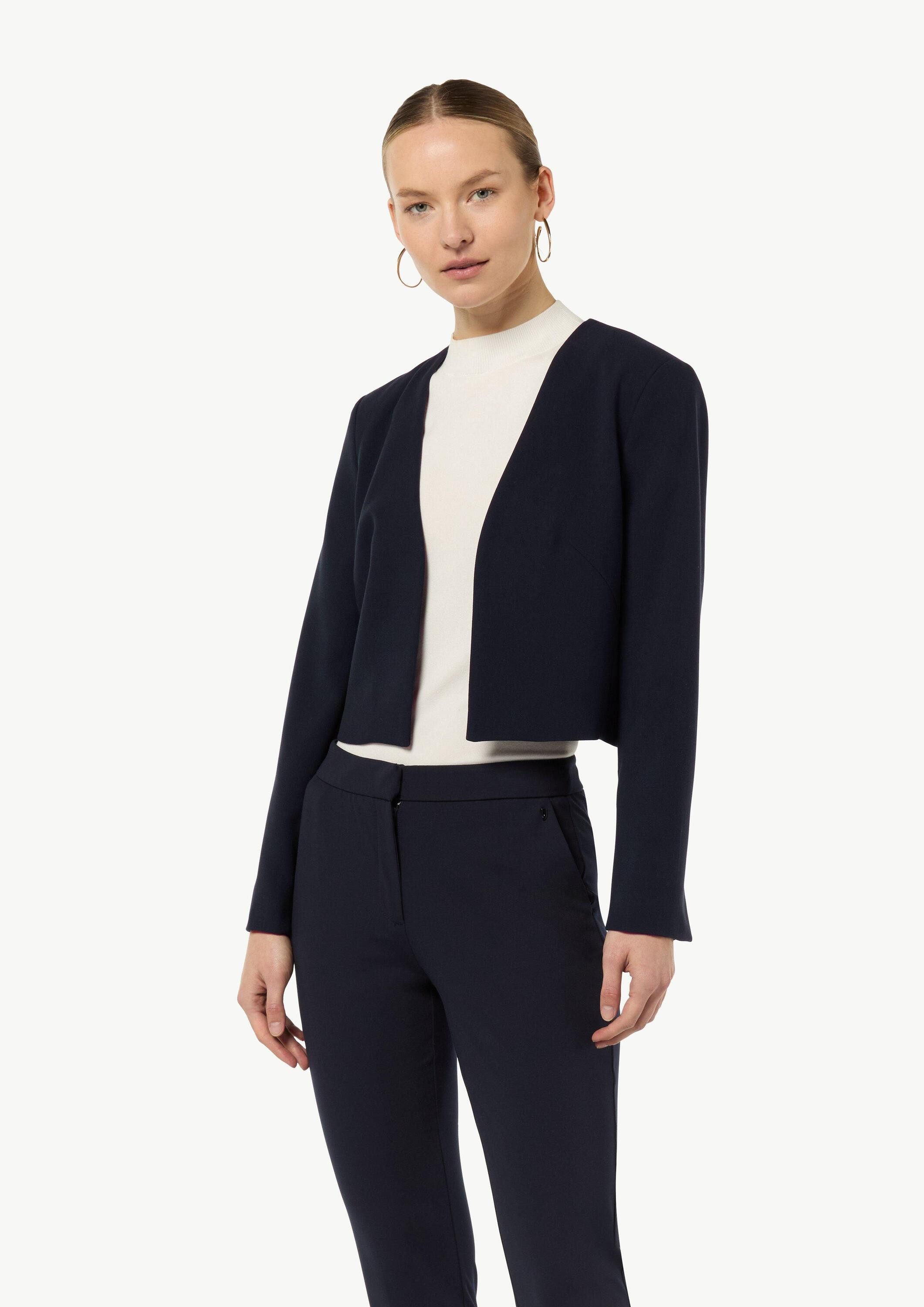 comma Jackenblazer Indoor-Bolero Bolero mit Taftfutter günstig online kaufen