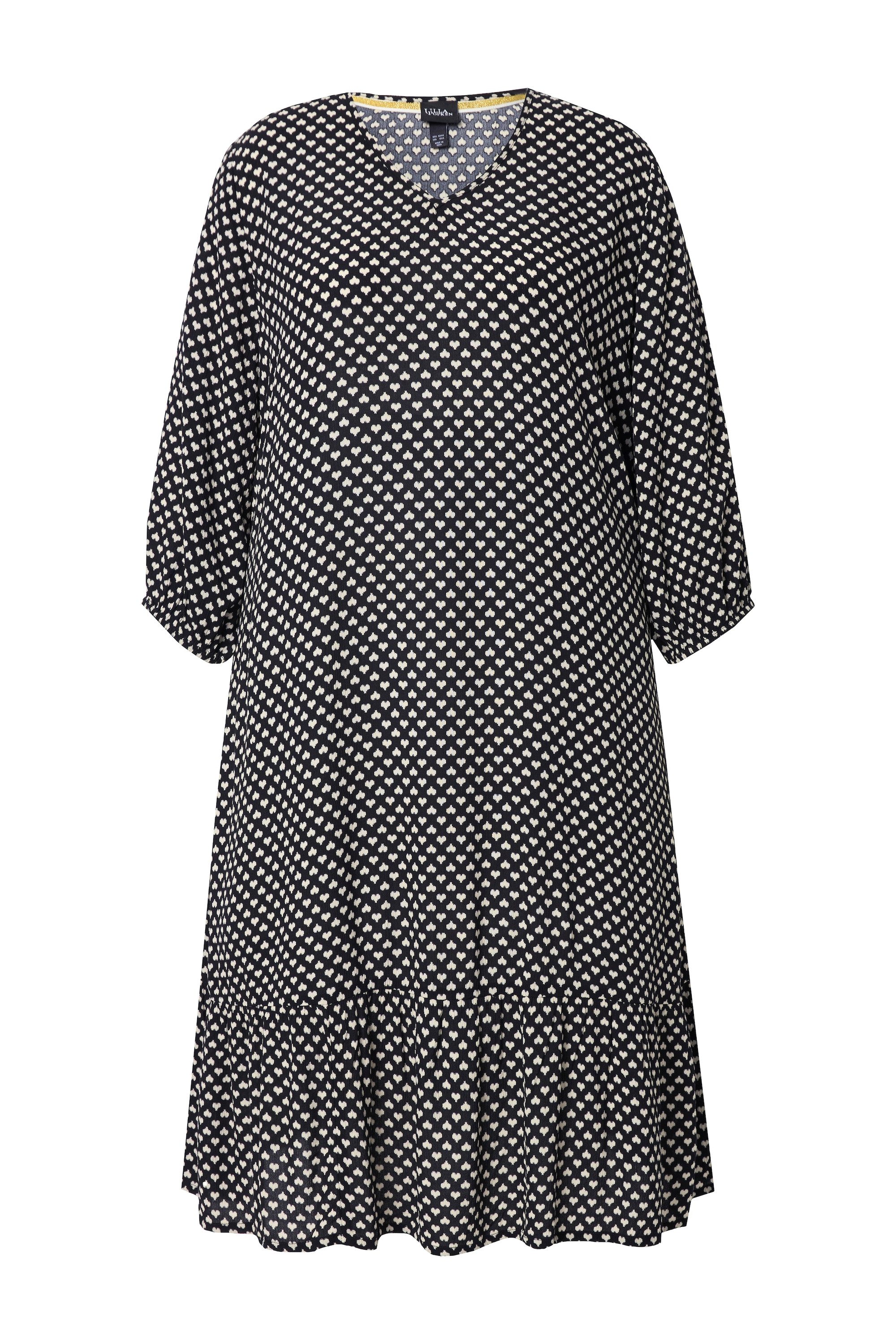 Ulla Popken Midikleid Midikleid Herzen A-Linie günstig online kaufen
