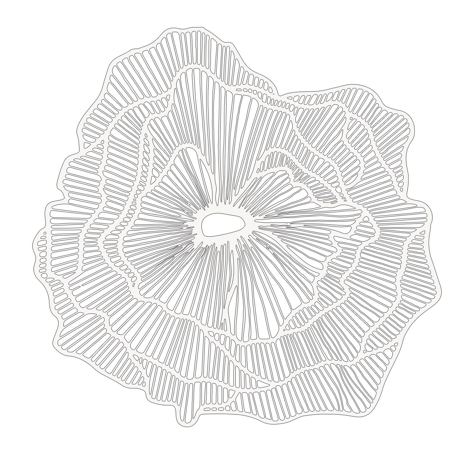 Jumpeak Wanddekoobjekt Minimalistische Linie Blumenkunst, Linie günstig online kaufen