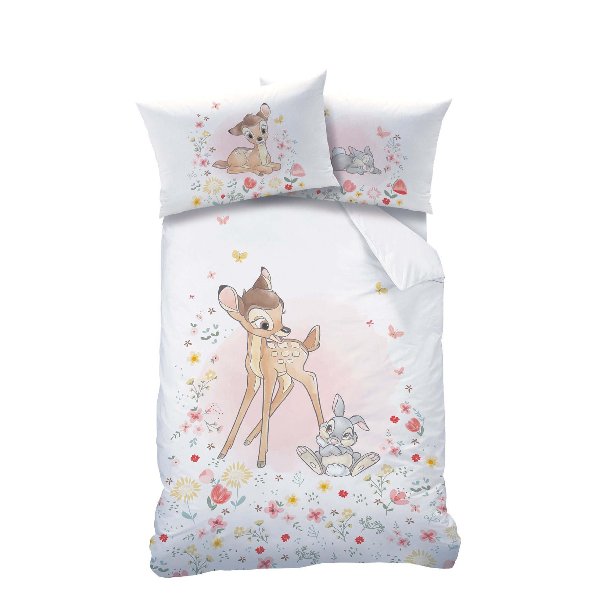 Babybettwäsche Baby Wende Постільна білизна Disney Bambi 100 x 135 cm 100% Baumwolle, CTI