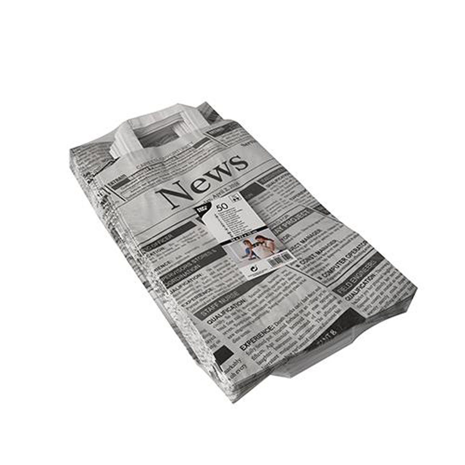 cm x Newsprint PAPSTAR Papiertüten Tragegriff 22 mit Stück 400 10 36 x Einkaufsbeutel