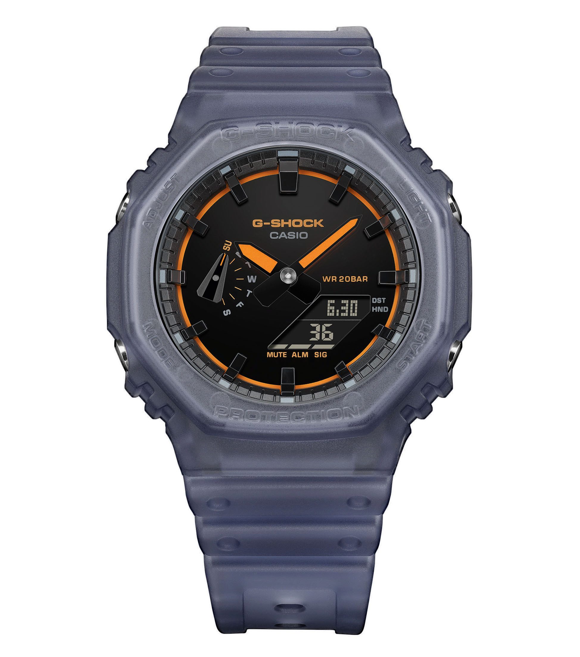 CASIO G-SHOCK Chronograph GA-2100K-2AER, Quarzuhr, Armbanduhr, Herrenuhr, analog, digital