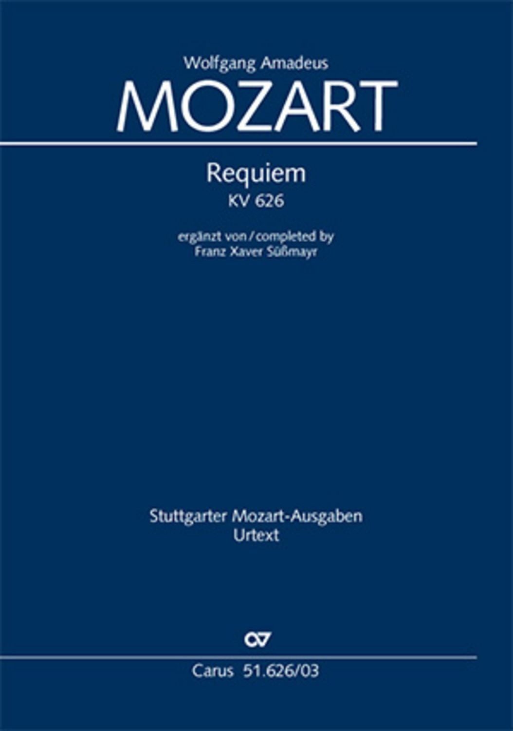 Requiem (Klavierauszug) / Wolfgang Amadeus Mozart