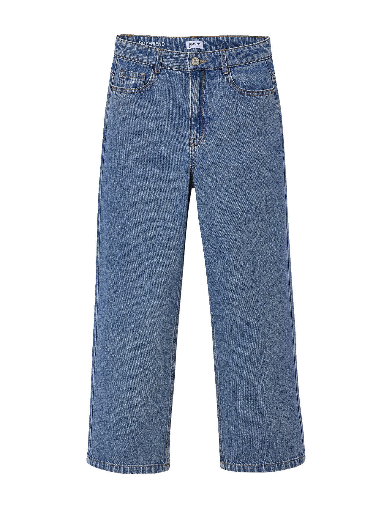 jonen 7/8-Caprijeans Mädchen Loose-Fit-Jeans