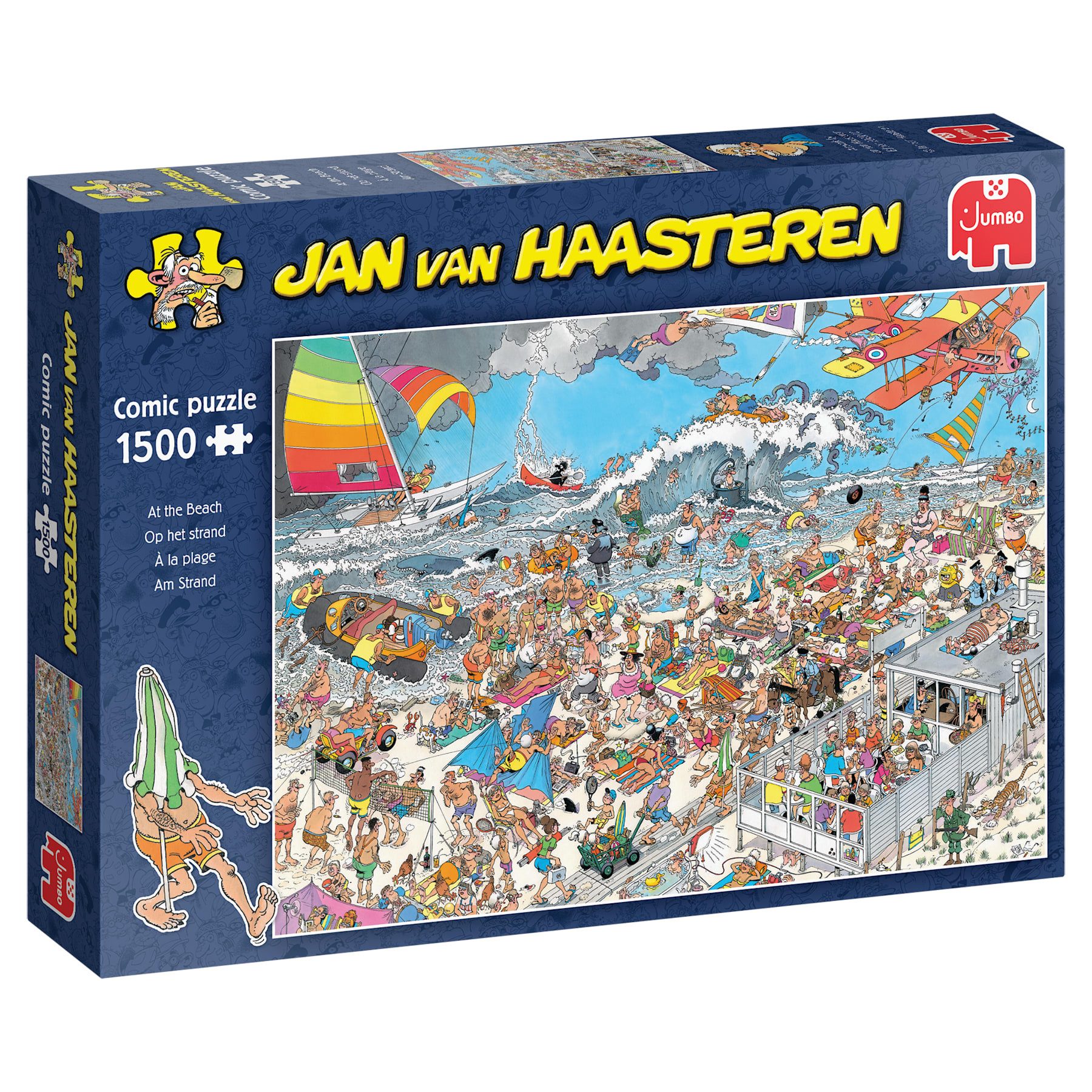Jan van Haasteren Puzzle Jan van Haasteren Am Strand 1500 Teile Puzzle, 1500 Puzzleteile