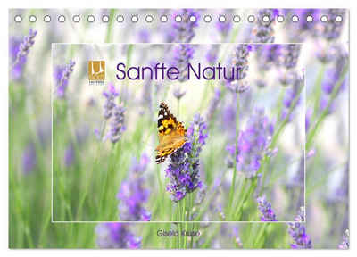 CALVENDO Wandkalender Sanfte Natur (Tischkalender 2025 DIN A5 quer), CALVENDO Monatskalender