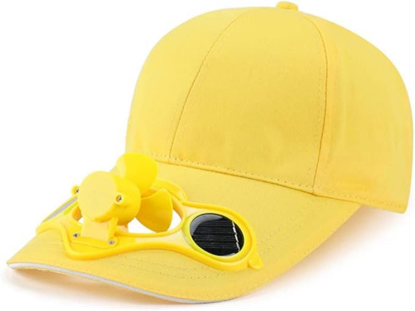 nsihing Baseball Cap Baseballkappe mit Solar-Ventilator Sonnenhut Kühlhut