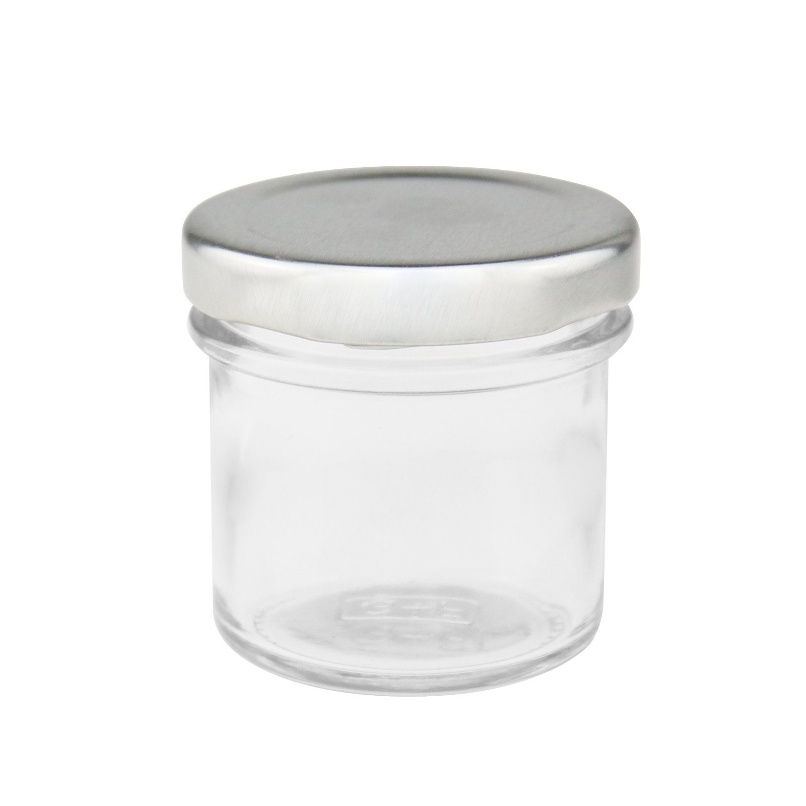 Wellgro Vorratsglas Einmachgläser mit Schraubdeckel cm 5,5 ml, (xH), - x 5,5 72 (12-tlg)