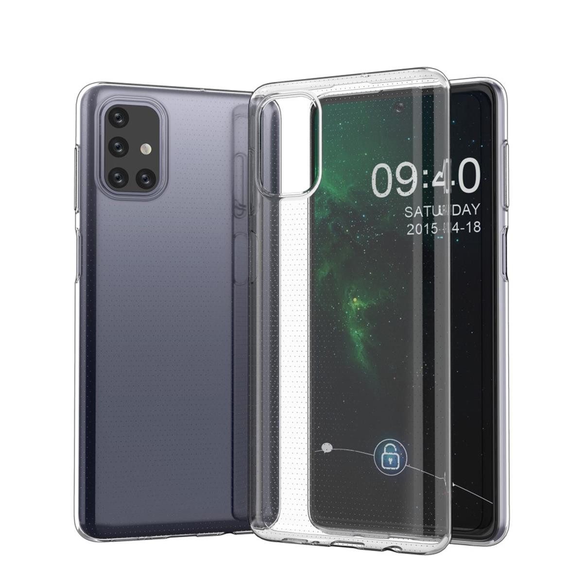 CoverKingz Handyhülle Hülle für Samsung Galaxy M51 Handyhülle Silikon Cover Case Tasche