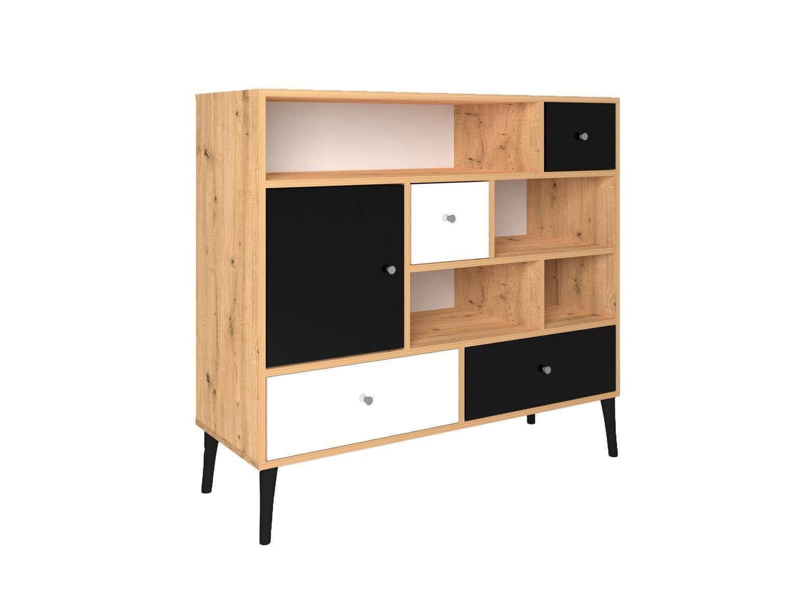 JVmoebel Kommode, Wohnzimmer Holz Kommode Lowboard Moderne Design NEU | Jugendkommoden