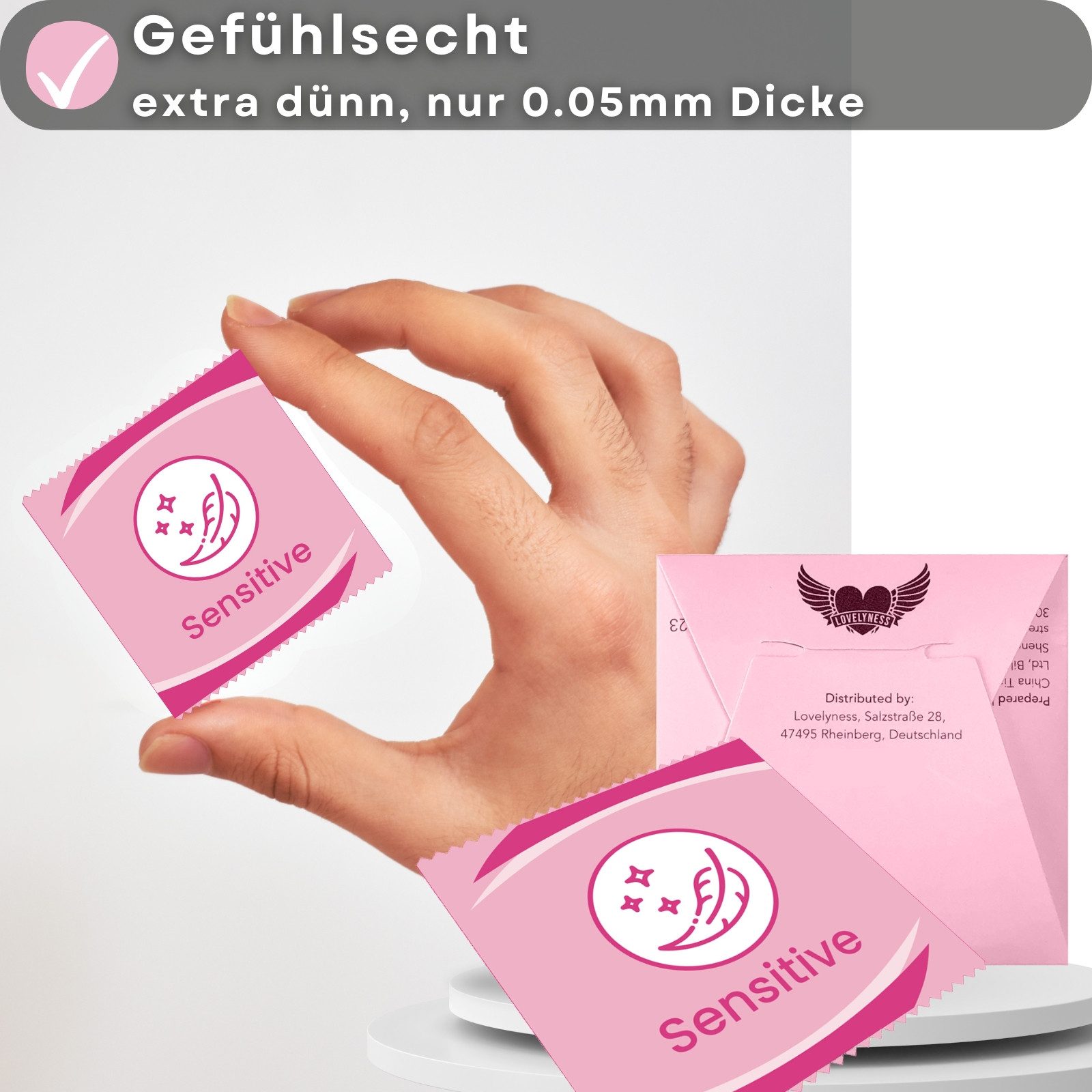 Lovelyness Kondome - Sensitiv Gefühlsecht, extra hauch Dünn