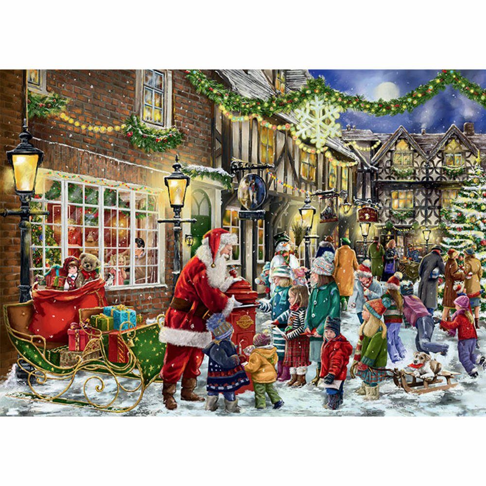 Jumbo Spiele Puzzle Falcon Letters for Santa 2 x 1000 Teile, 1000 Puzzleteile