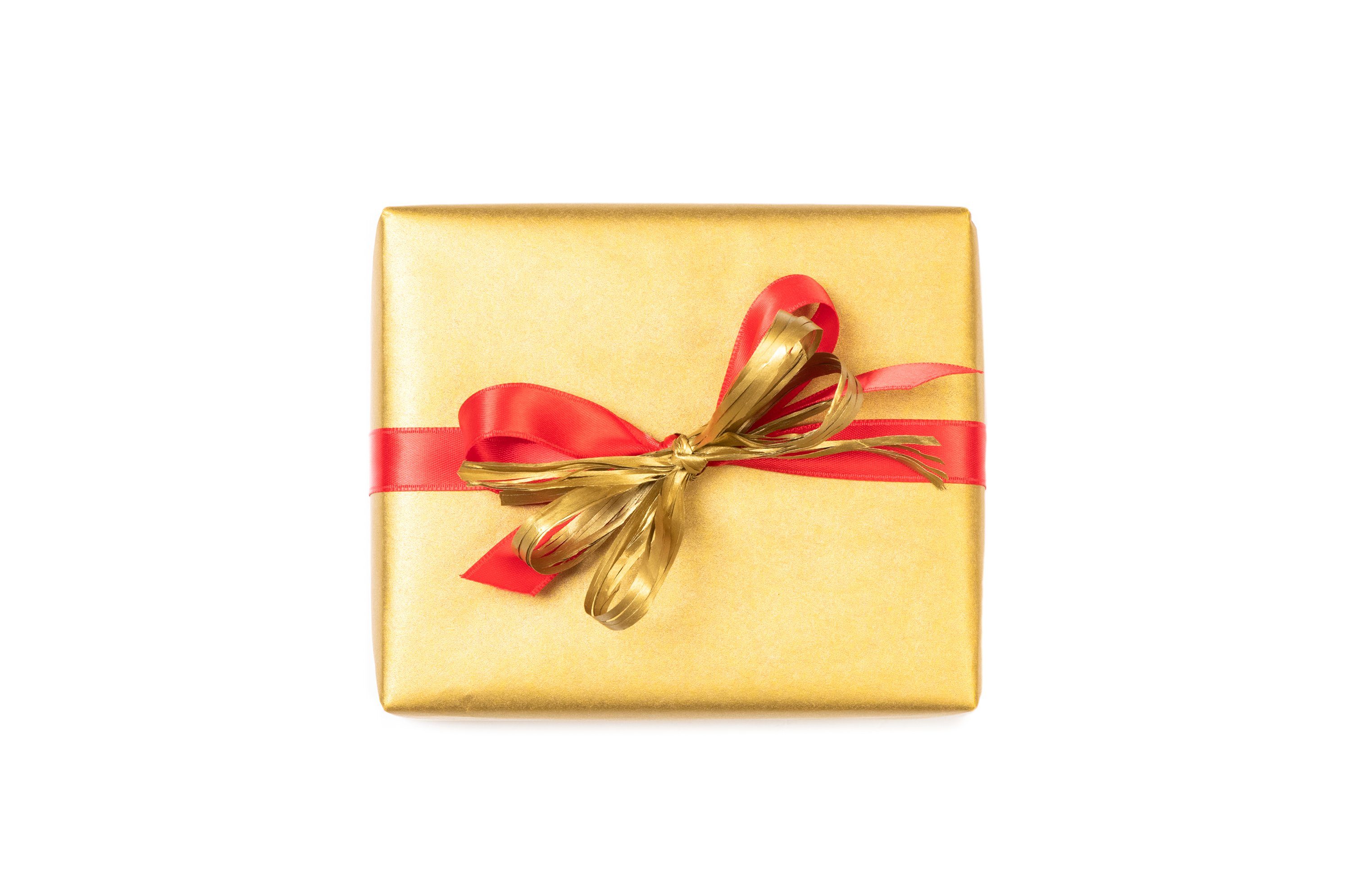 Star Geschenkpapier, Geschenkpapier einfarbig 70cm x 2m Rolle Gold schimmernd