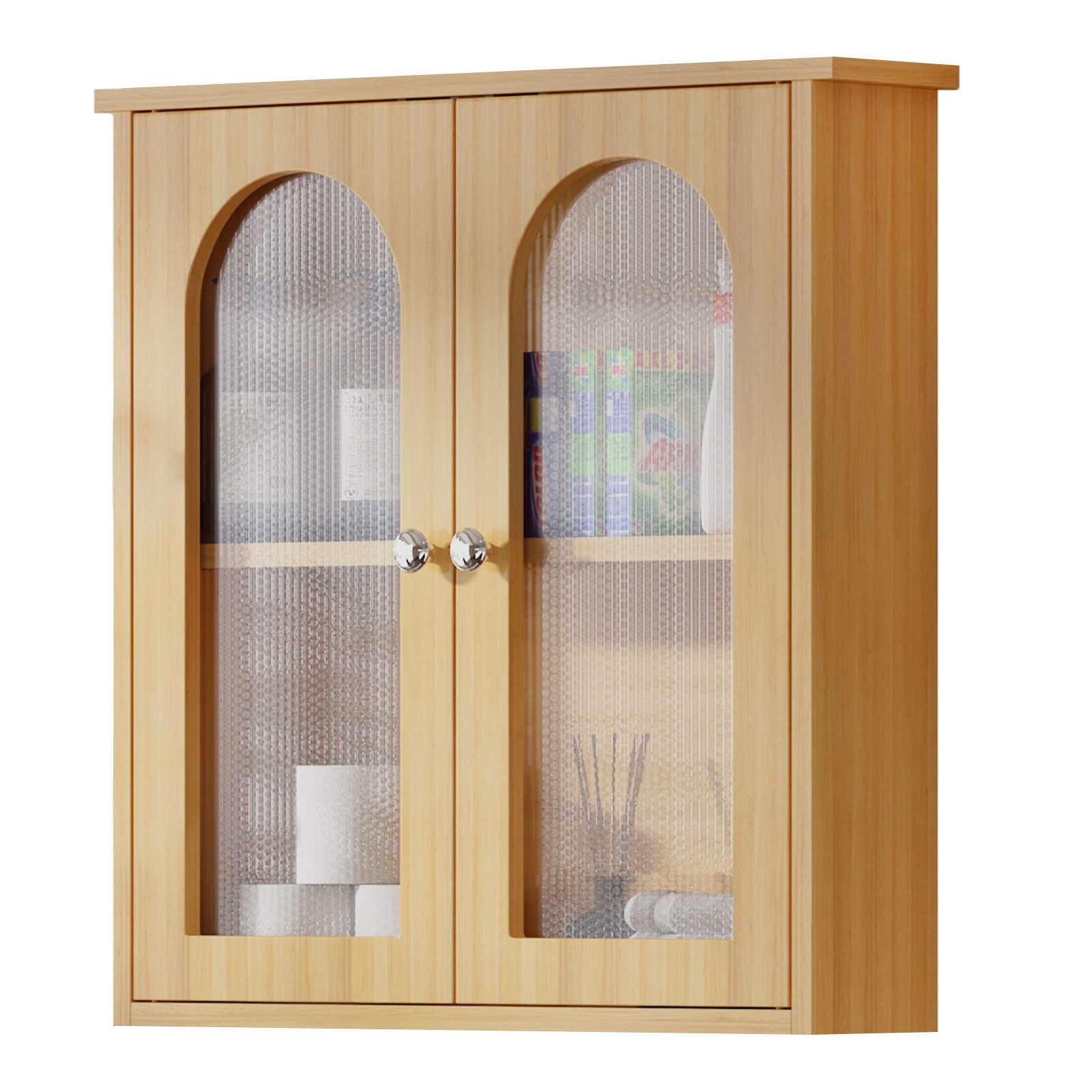 radelldar Hängeschrank mit 2 Fächern und 2 Tür,multifunktionaler Badschrank günstig online kaufen