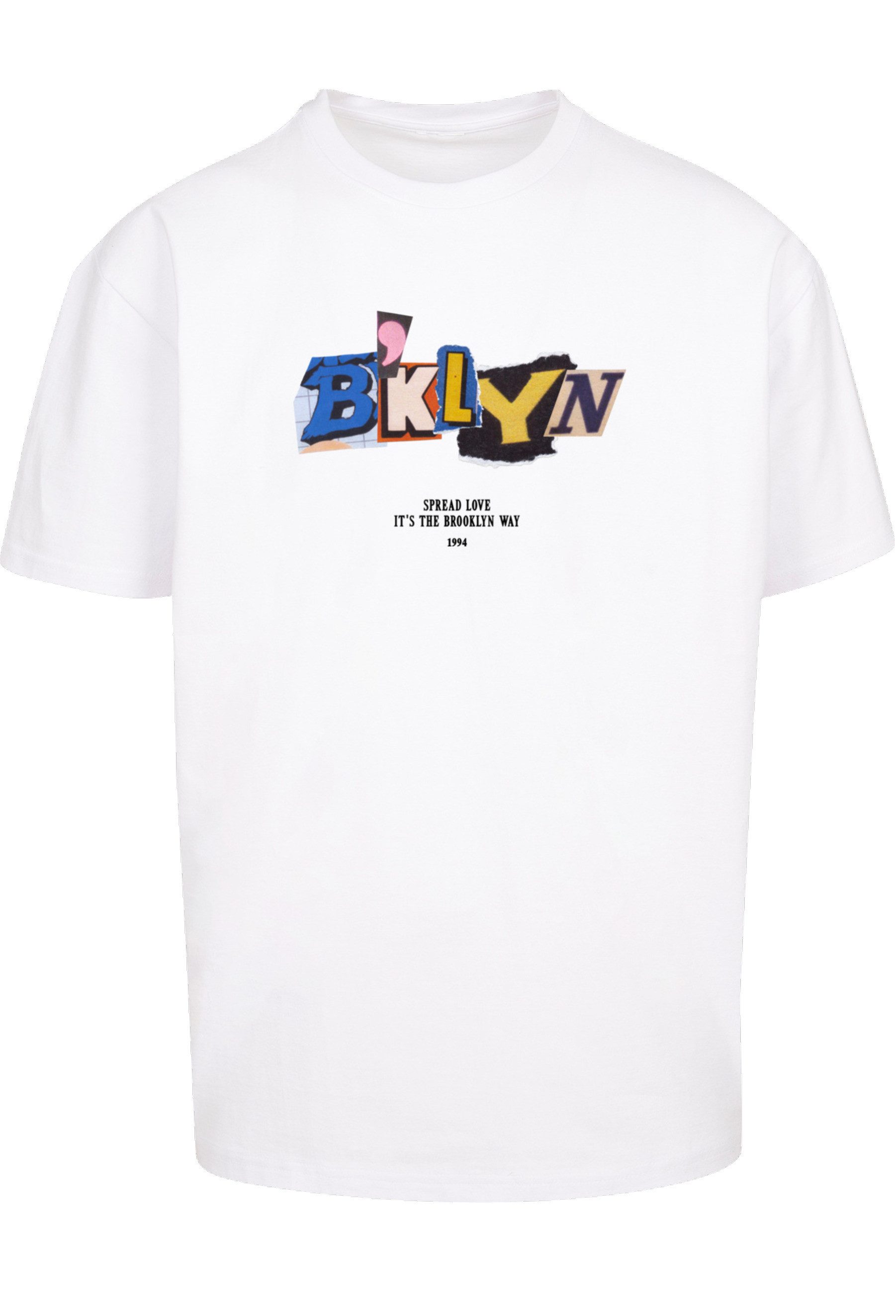 T-Shirt Upscale by Mister Tee Herren BRKLYN Oversize Tee