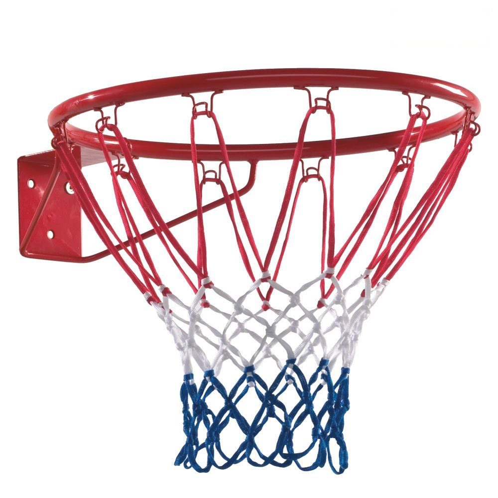 Wickey Basketballkorb Basketballring - Erweiterung Spielturm und Klettergerüst (Pulverbeschichteter Metallring), Wetterbeständiges Netz
