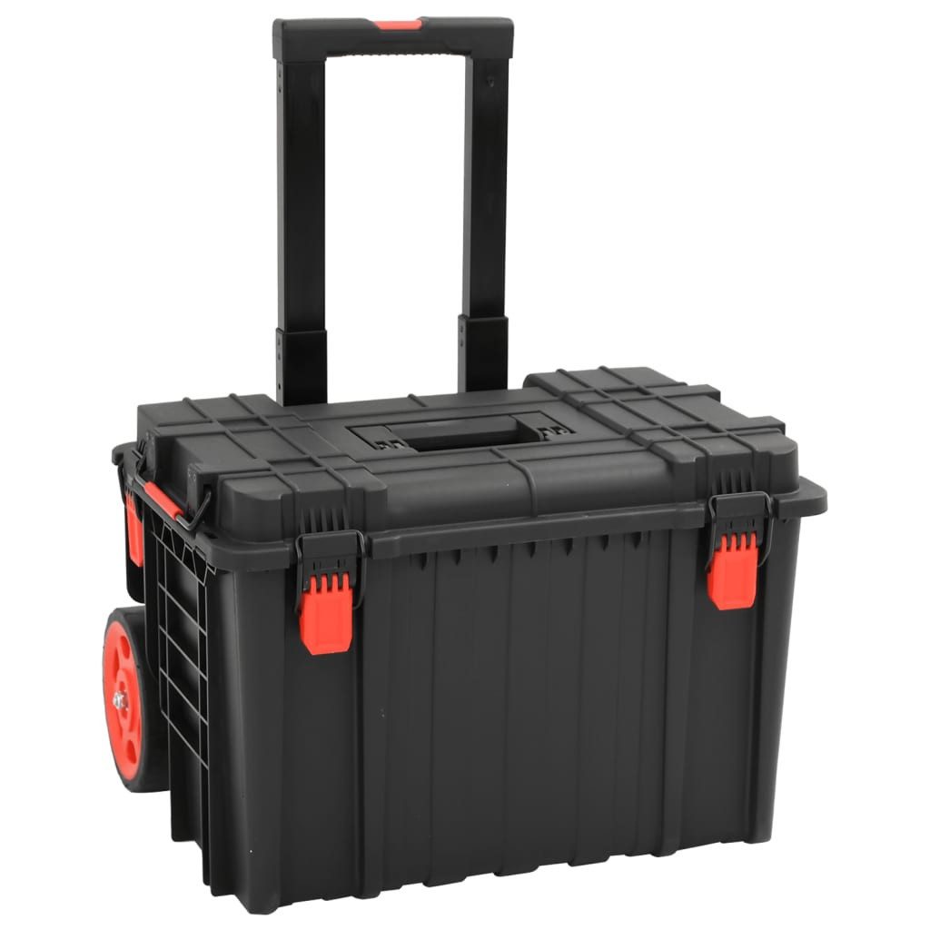 vidaXL Kameratasche Koffer für Flugreise Tragbar Schwarz 56,5x45,5x48 cm PP