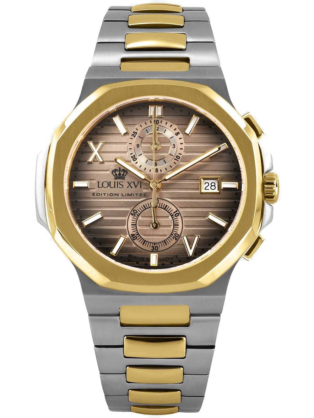 LOUIS XVI Quarzuhr Louis XVI LXVI1690 Herrenuhr Renaissance Chrono 40mm 5ATM Louis XVI LXVI1690 Herrenuhr Renaissance Chrono 40mm 5ATM