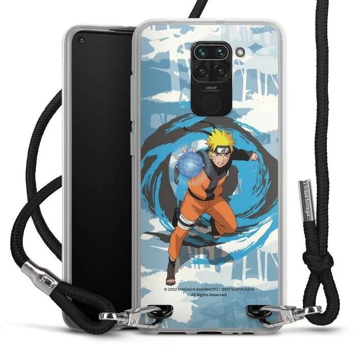 DeinDesign Handyhülle Offizielles Lizenzprodukt Manga Naruto Shippuden Naruto Rasengan Xiaomi Redmi Note 9 Handykette Hülle mit Band Case zum Umhängen