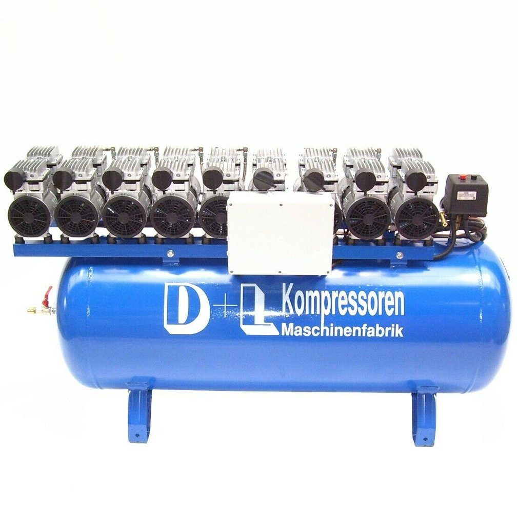 Apex Kompressor Druckluft Kompressor Silent Leise V18 810/8/270W Ölfrei Kompressor 9PS