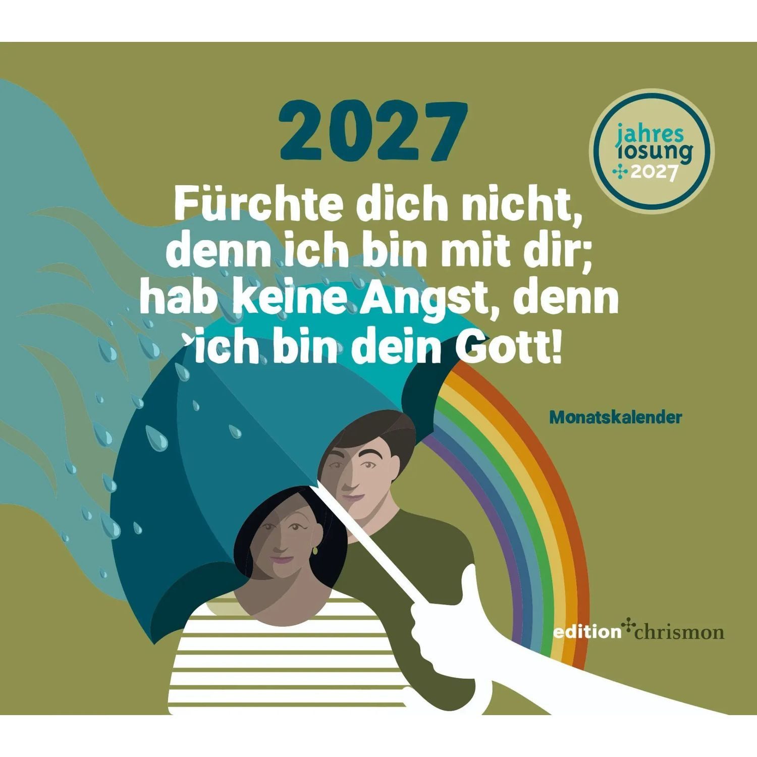 Jahresplaner Fürchte dich nicht, denn ich bin mit dir; hab keine Angst, denn ich...
