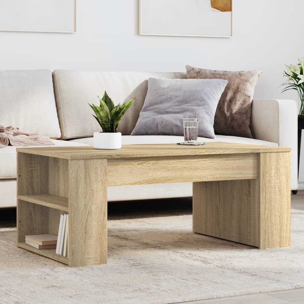 vidaXL Couchtisch Couchtisch Sonoma-Eiche 102x55x42 cm Holzwerkstoff (1-St)