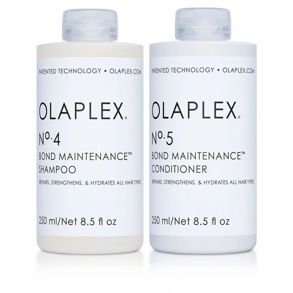 Olaplex Haarpflege-Set Olaplex Set No.4 Shampoo + No.5 Conditioner 250ml – Reparatur, 2-tlg., reichhaltig